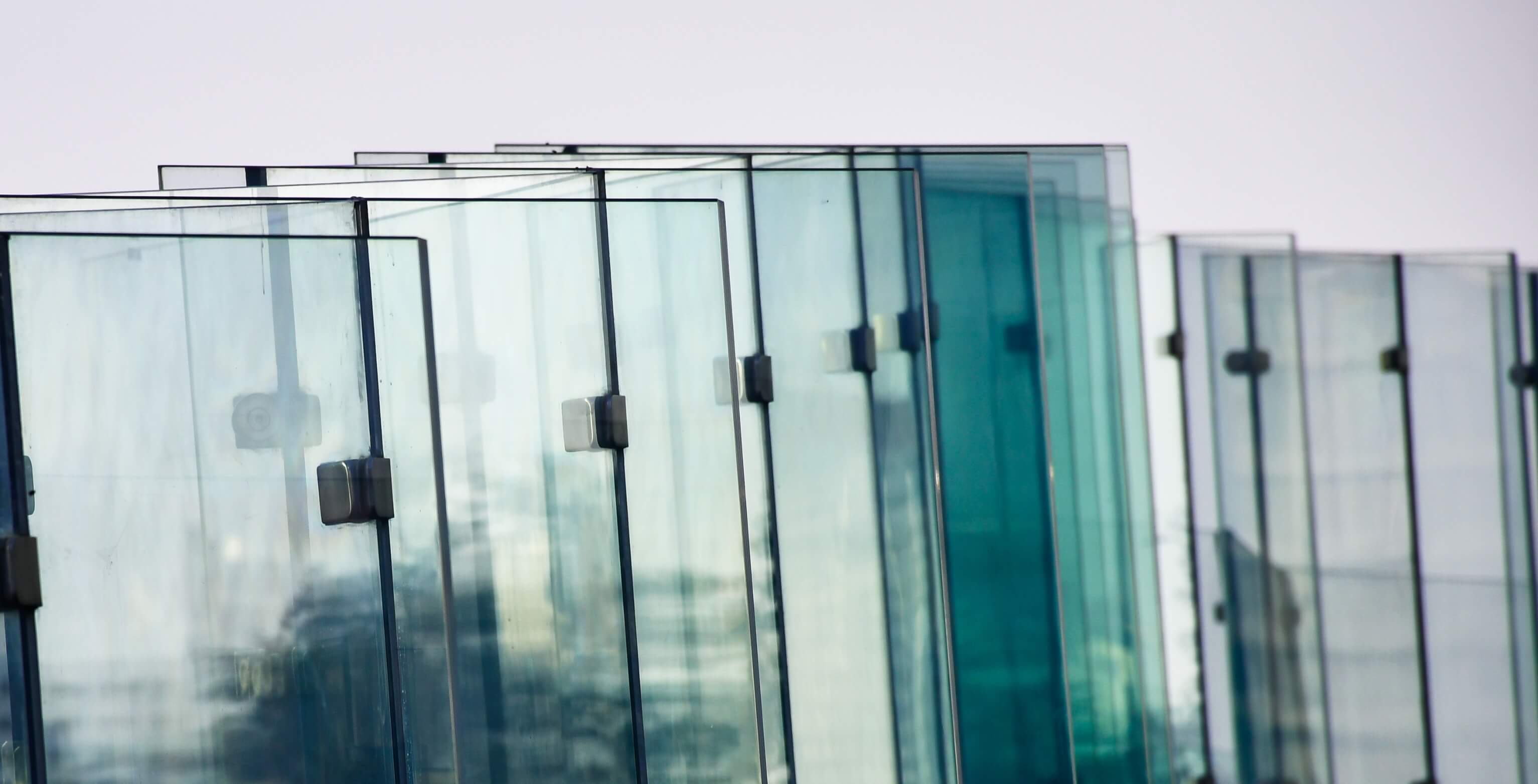 Požiarne odolné sklá